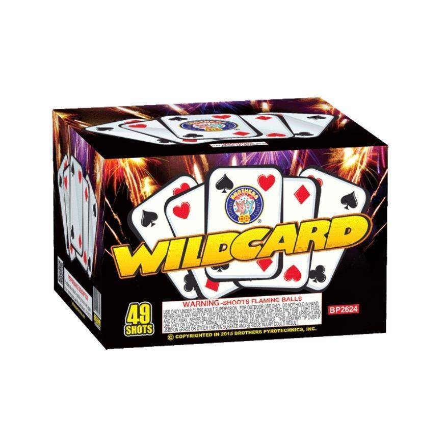 Wildcard | 49 Shot Aerial Repeater by Brothers Pyrotechnics -Shop Online for Standard Cake at Elite Fireworks!