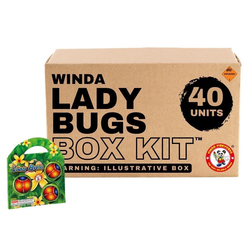 Winda Lady Bugs | Rapid Wing Aerial by Winda Fireworks -Shop Online for Large Wing at Elite Fireworks!