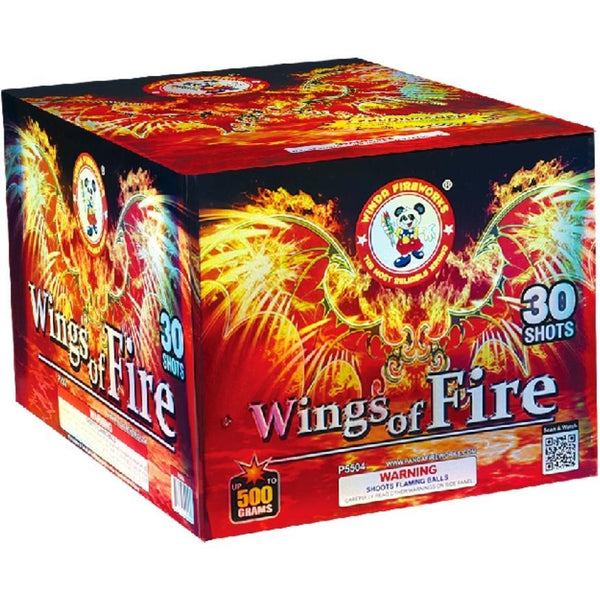 Wings of Fire | 30 Shot Aerial Repeater by Winda Fireworks -Shop Online for X-tra Large Cake™ at Elite Fireworks!