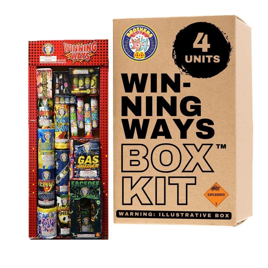 Winning Ways | Safe & Sane Ground Variety Assortment by Brothers Pyrotechnics -Shop Online for Large Select Kit™ at Elite Fireworks!