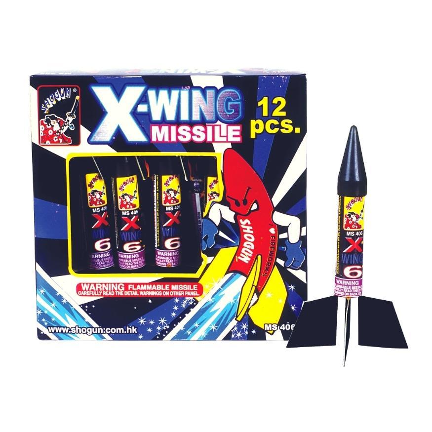 X-Wing Missile | 6" Rocket Projectile by Shogun Fireworks -Shop Online for Standard Rocket at Elite Fireworks!
