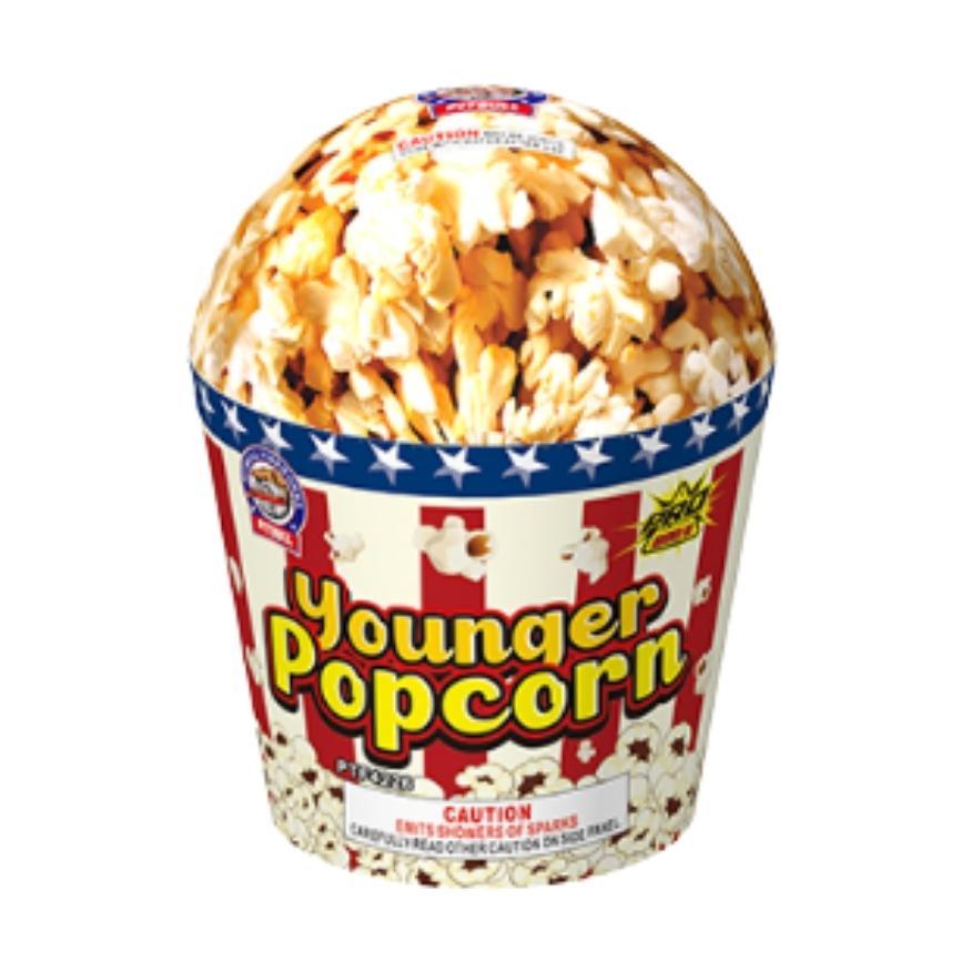 Younger Popcorn | Large Shower Fountain Spur™ by Pitbull Fireworks -Shop Online for Large Fountain at Elite Fireworks!